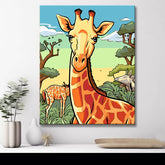 Safari Animals - Painting by Numbers